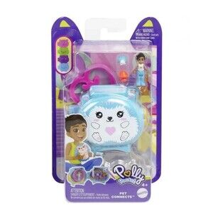 Polly Pocket Collectible Hedgehog Pet Compact Playset New Mattel For Girls